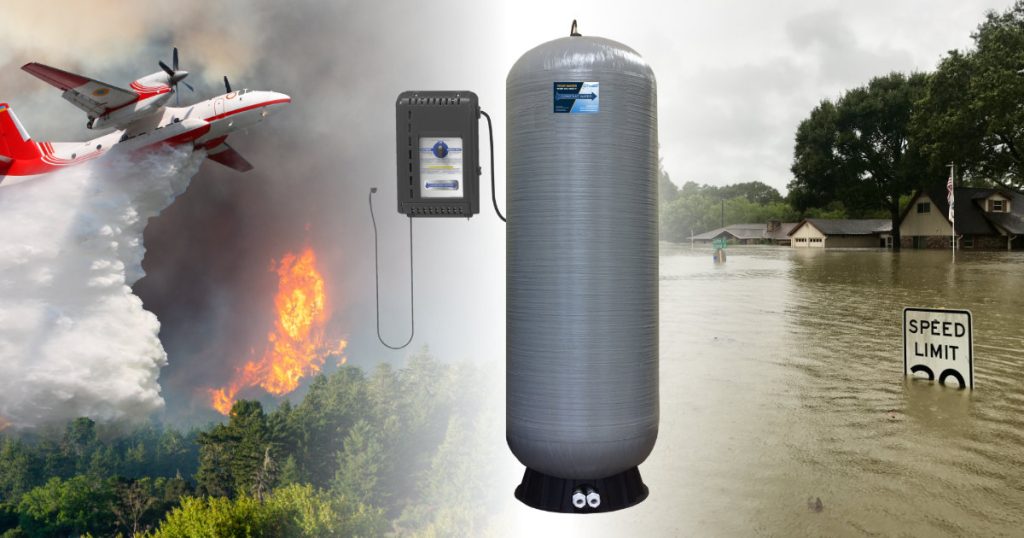 Wildfires and floods can both impact your water supply. Emergency waters can make you safer during the emergency.